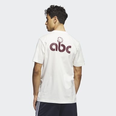 Heren Basketbal wit Summer Camp Story T-shirt