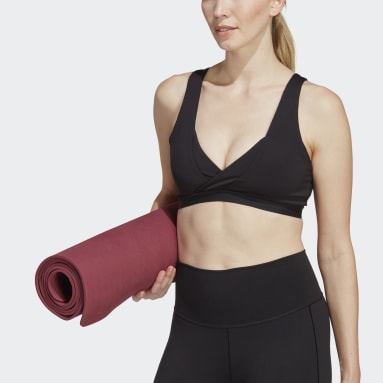 Reggiseno sportivo da yoga Essentials Studio Light-Support Nursing Nero Donna Fitness & Training