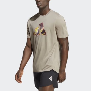 Men Gym & Training Green Designed for Movement HIIT Training Tee