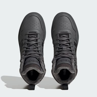 Sapatilhas de Inverno com Forro em Pelagem para Lifestyle e Basquetebol Hoops 3.0 Cinzento Mulher Sportswear