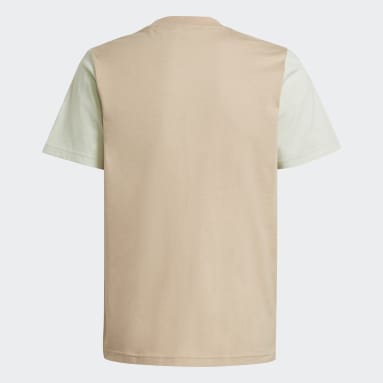 Polera Colorblock Beige Niño Originals