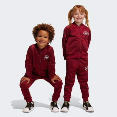 Fashion Stripe Girls Sportswear Set Custom Kids Tracksuits Jogging