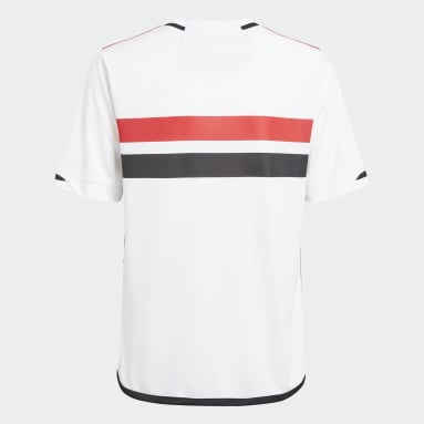 Camisa 1 São Paulo FC 23/24 Infantil Branco Meninos Futebol