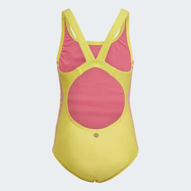 Girls Swimming Yellow adidas x Disney Friendship Swimsuit