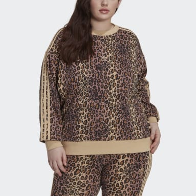 adidas Originals three stripe leopard print leggings in magic