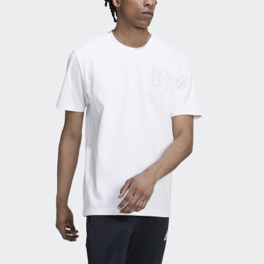 Remera Lifestyle Bélgica Algodón Grueso Blanco Hombre Fútbol