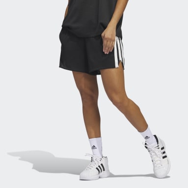 Women Basketball Black Select 3-Stripes Basketball Shorts