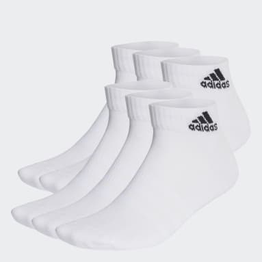 Tréning A Fitnes biela Ponožky Cushioned Sportswear Ankle (6 párov)