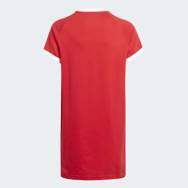 Vestido Adicolor Vermelho Criança Originals