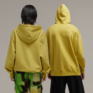 Y-3 Organic Cotton Terry Hoodie Giallo Y-3