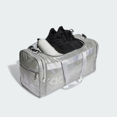 Sportswear Silver Duffel Bag