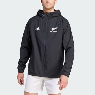 Corta-vento dos All Blacks Preto Homem Rugby