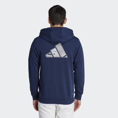 Casaco com Capuz para Ténis Club Teamwear Azul Homem Ténis
