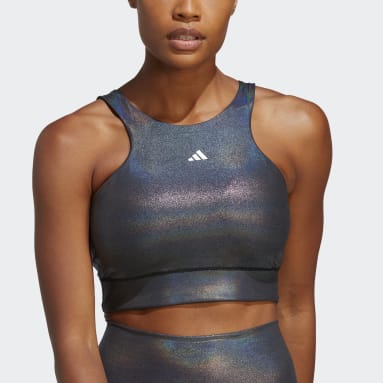 Brassière Powerimpact Training Longline Maintien moyen Noir Femmes Fitness Et Training