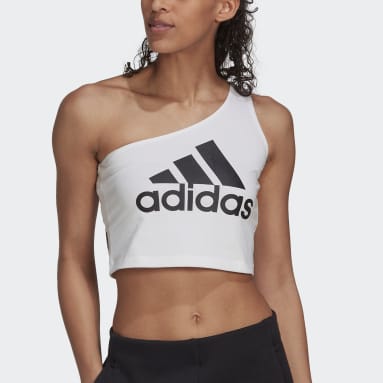 Women Sportswear White Future Icons Badge of Sport Tank Top