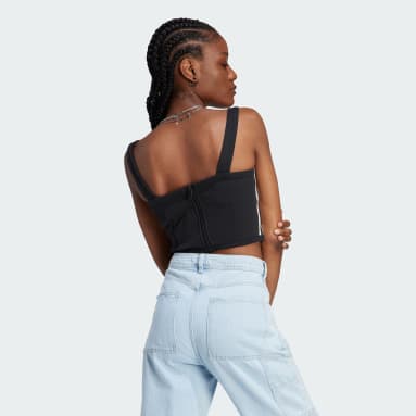 Nữ Originals Áo Tank Top Corset Thun Gân