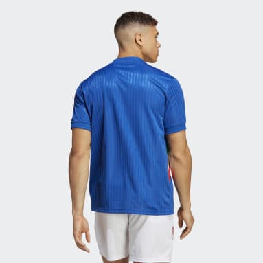 Heren Voetbal blauw Italië Icon Voetbalshirt