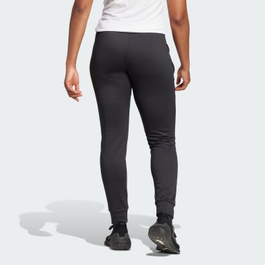 Pantalón AEROREADY Game and Go Regular Tapered Fleece Negro Mujer Gimnasio Y Entrenamiento