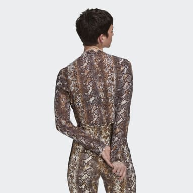 Top Snake Malla Beige Mujer Originals