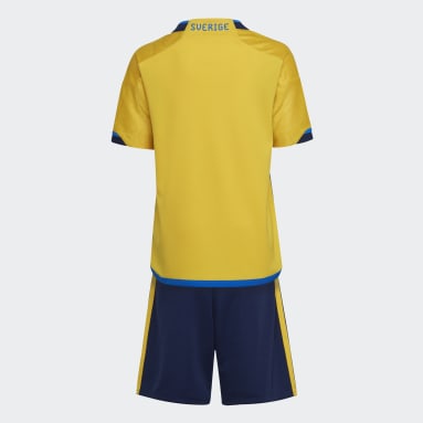 Děti Fotbal žlutá Domácí souprava Sweden 22 Mini
