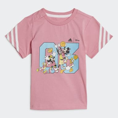 Conjunto de Verão Rato Mickey adidas x Disney Rosa Criança Sportswear