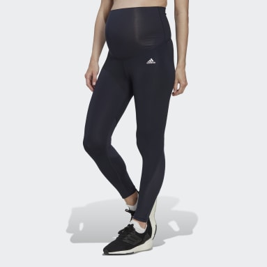Frauen Fitness & Training Training Essentials Mesh 7/8-Leggings – Umstandsmode Blau