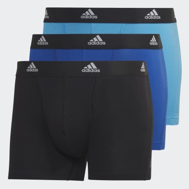 Men Sportswear Turquoise Active Flex Cotton Trunk Briefs (3 pairs)
