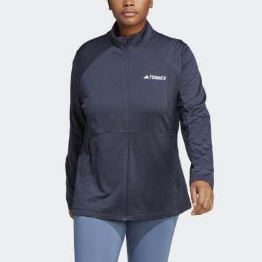 Γυναίκες TERREX Μπλε Terrex Multi-Full-Zip Fleece Jacket (Plus Size)