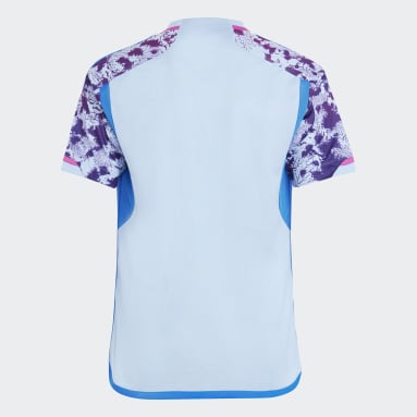 Jongens Voetbal blauw Spanje Dames Team 23 Uitshirt