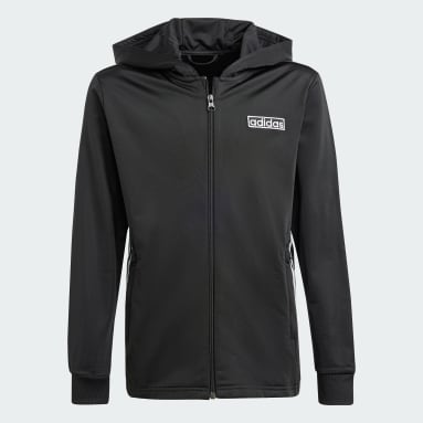 Kinder Originals Adibreak Kapuzenjacke Schwarz