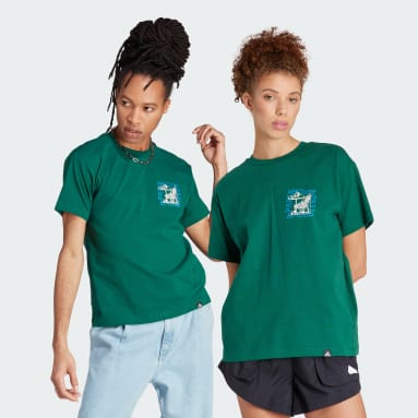 Camiseta adidas Graphic (Género neutro) Verde Sportswear