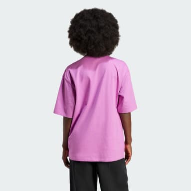 Camiseta Adicolor Essentials Violeta Mujer Originals