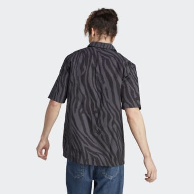 Männer Originals Graphics Animal Hemd Schwarz
