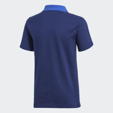 Playera Polo CON18 CO (UNISEX) Azul Niño Fútbol
