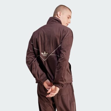 남성 Lifestyle Brown 아디컬러 시즈널 코듀로이 트랙 재킷