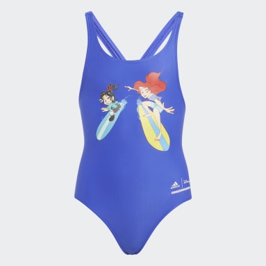 Costume da bagno Disney Princess Blu Ragazza Nuoto