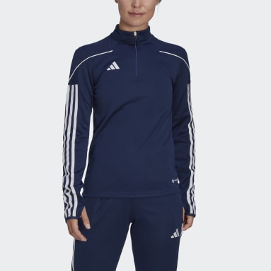 Sudadera entrenamiento Tiro 23 League Azul Mujer Fútbol
