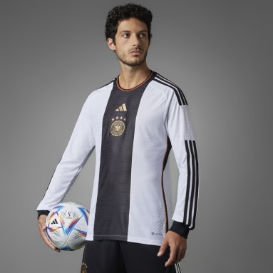 Camiseta manga larga primera equipación Alemania 22 Authentic Blanco Hombre Fútbol