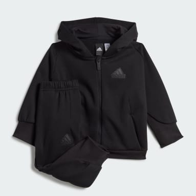 Infants sportswear Black Z.N.E. 후드 수트