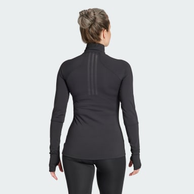 Koszulka Techfit COLD.RDY 1/4 Zip Long Sleeve Training Czerń
