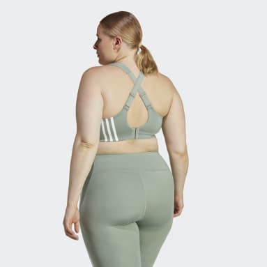 Dames Fitness En Training adidas TLRD Impact Training High-Support Beha (Grote Maat)