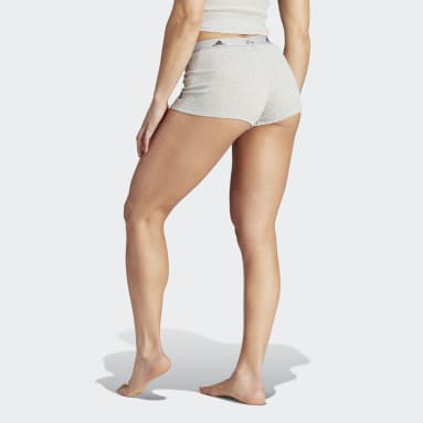 Boxer Active Flex Ribbed gris Femmes Entraînement