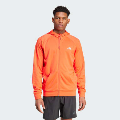 Felpa con cappuccio da allenamento Game and Go Big Logo 3-Stripes Full-Zip
