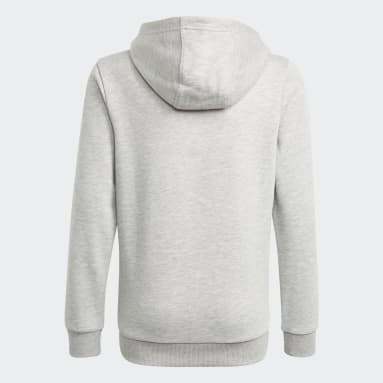 Polera Essentials Plomo Niño Sportswear
