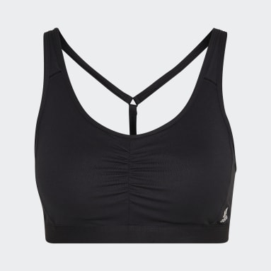 Cross Back Sport Bra With Pad, Women's Sexy Strappy Crisscross Bras With  Low Impact For Indoor Outdoor Running Fitness Workout Support Yoga Bra -  Free