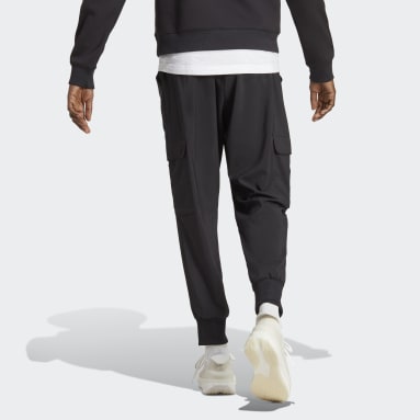 Pantalon en toile cargo 7/8 Essentials Small Logo noir Hommes Sportswear