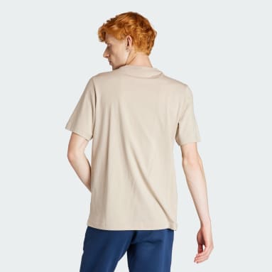 Men Originals Beige Corduroy Appliqué Tee