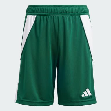 Green adidas football shorts deals