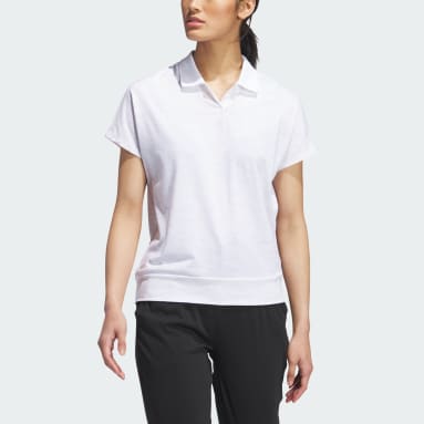Frauen Golf Go-To Printed Poloshirt Weiß