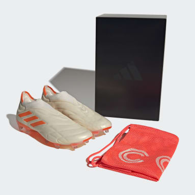 Botas de Futebol Copa Pure+ – Piso firme Branco Futebol